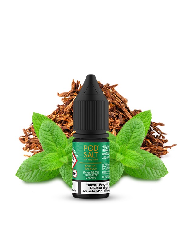 PODSALT Origin Menthol Tobacco Liquid (50/50) 20mg...