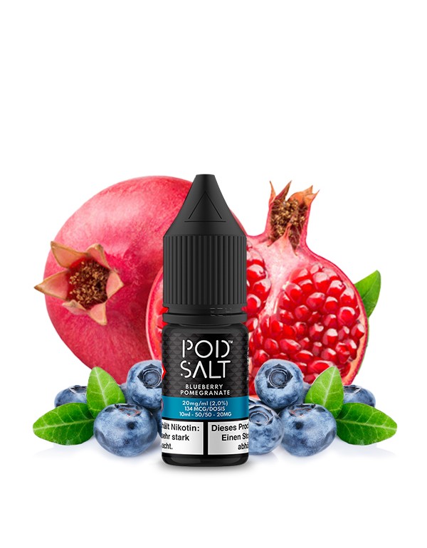 PODSALT Fusion Blueberry Pomegranate Liquid (50/50...