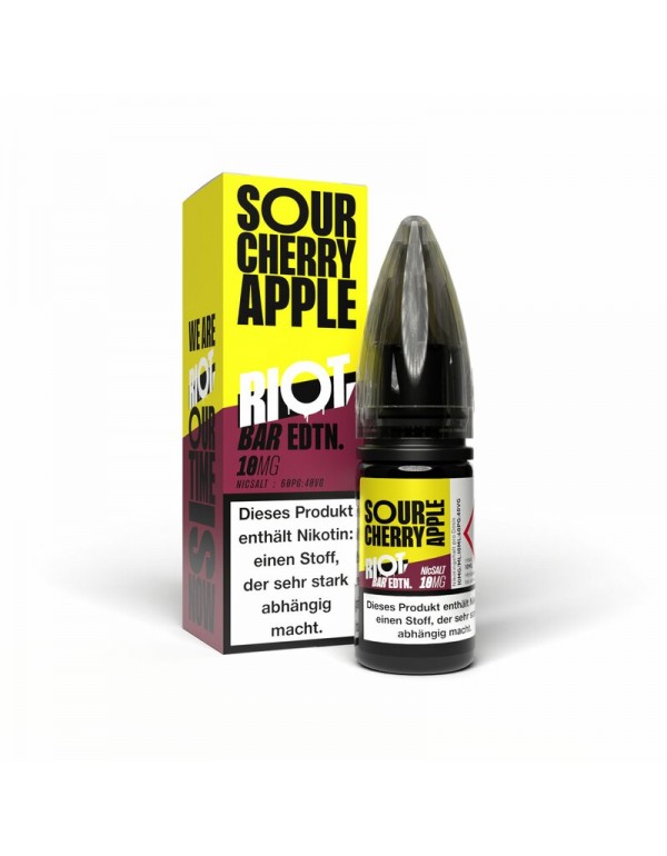 RIOT SQUAD Bar Edition Sour Cherry Apple 10mg/ml L...