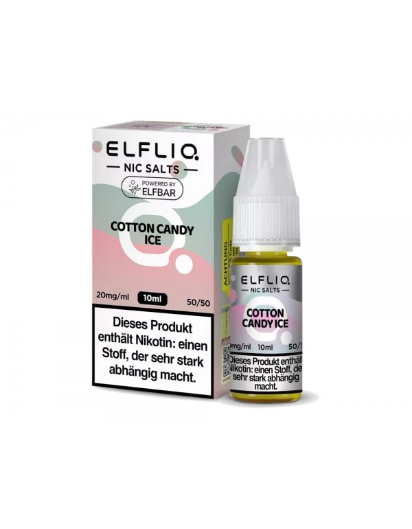 ELFLIQ COTTON CANDY ICE Nikotinsalz Liquid 20mg/ml...