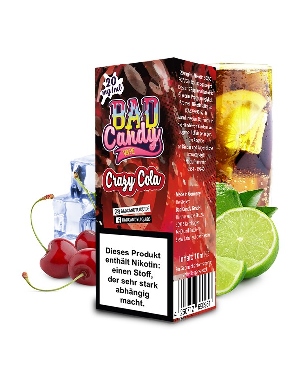 BAD CANDY Crazy Cola 20mg/ml Liquid 10ml