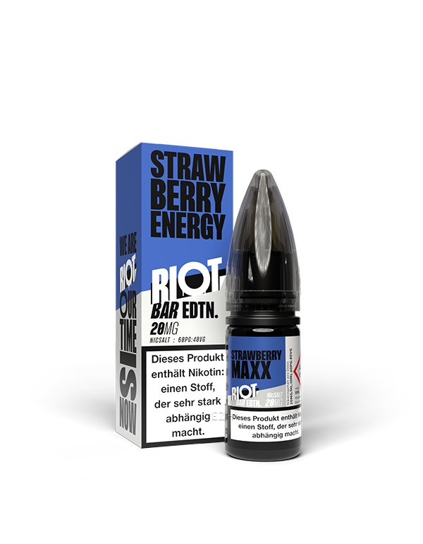 RIOT SQUAD Bar Edition Strawberry Energy 20mg/ml Liquid 10ml