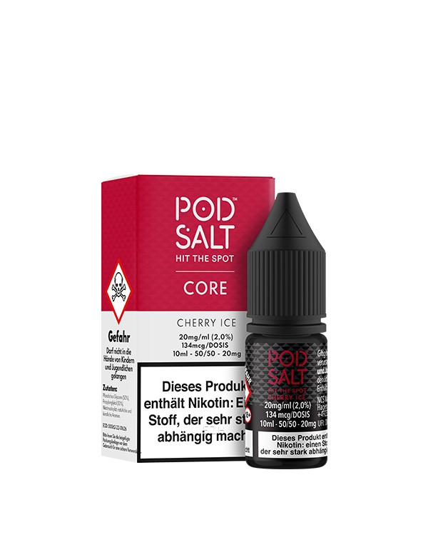 PODSALT Core Cherry Ice Liquid (50/50) 20mg 10ml