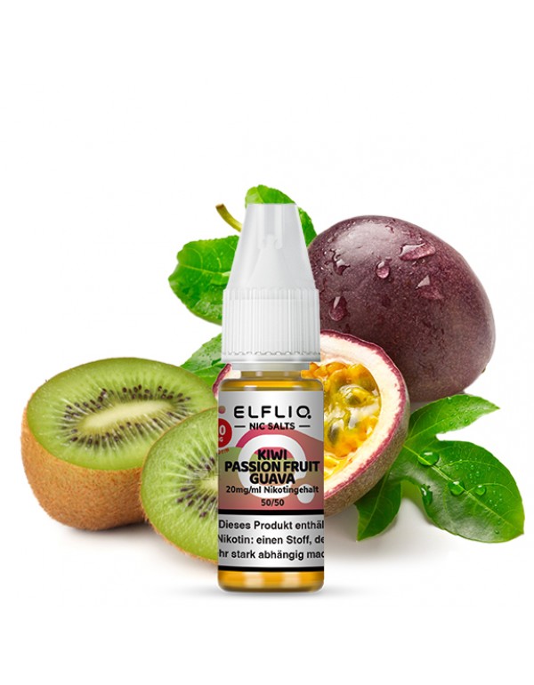 ELFLIQ KIWI PASSION FRUIT GUAVA Nikotinsalz Liquid...