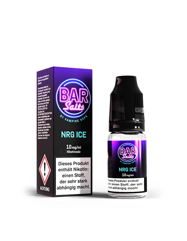 Bar Salts NRG ICE by Vampire Vape 10mg/ml Liquid 10ml