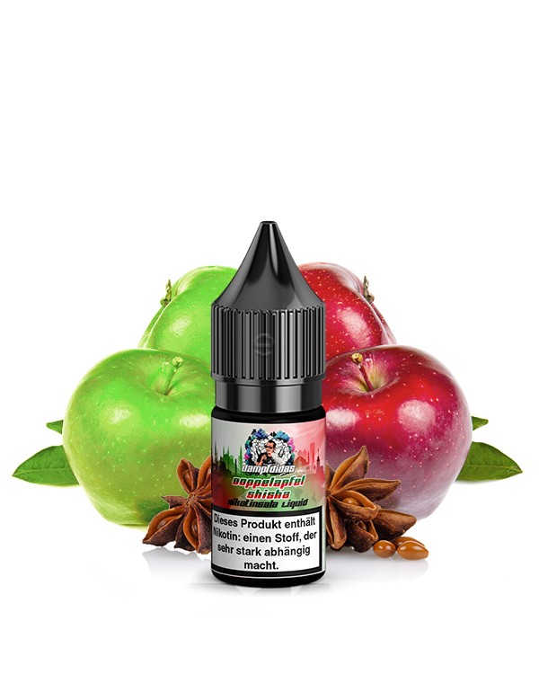 DAMPFDIDAS Doppelapfel Shisha 20mg/ml Nikotinsalz ...