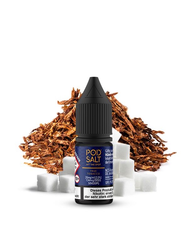 PODSALT Origin True Tobacco Nikotinsalz Liquid (50...