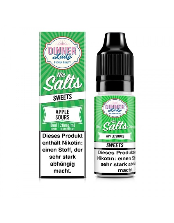 Dinner Lady APPLE SOURS 20mg/ml Liquid 10ml