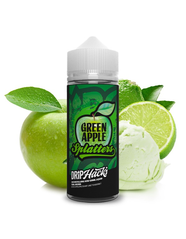 DRIP HACKS Green Apple Splatters Aroma 10ml