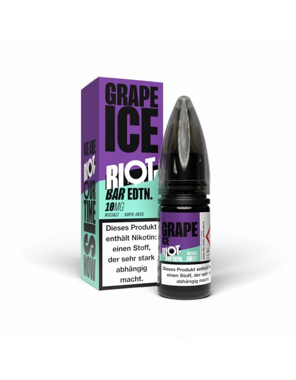 RIOT SQUAD Bar Edition Grape Ice 10mg/ml Liquid 10...