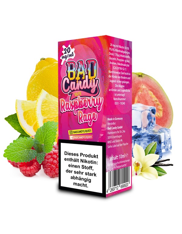 BAD CANDY Raspberry Rage 20mg/ml Liquid 10ml