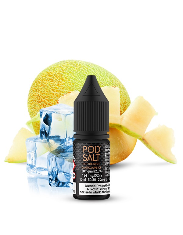 PODSALT Core Cantaloupe Ice Liquid (50/50) 20mg 10...