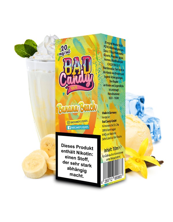 BAD CANDY Banana Beach 20mg/ml Liquid 10ml