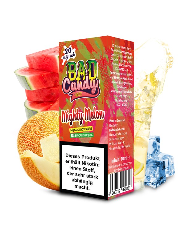 BAD CANDY Mighty Melon 20mg/ml Liquid 10ml