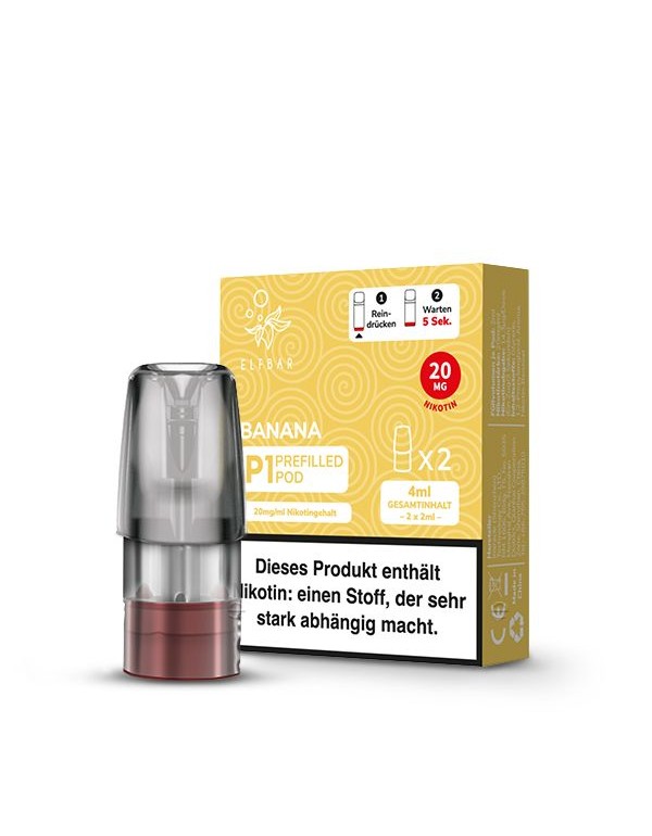 Elfbar Mate500 Pods Banana 20mg/ml 2 Stück