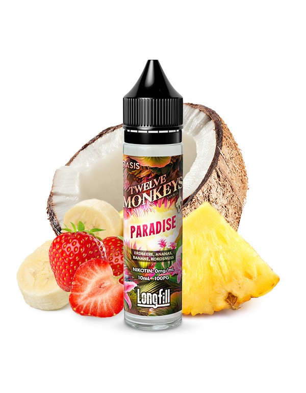 TWELVE MONKEYS Paradise Aroma 10ml Longfill