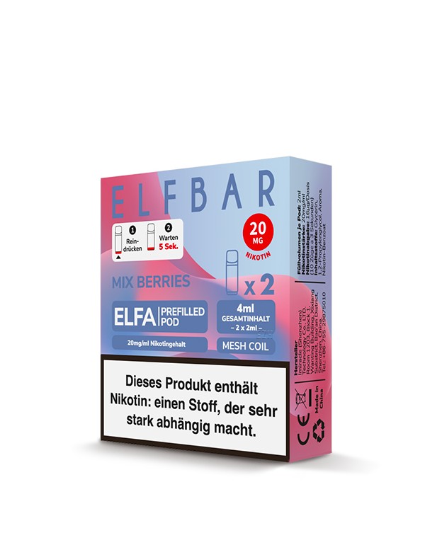 ELFA Pods Mix Berries 20mg/ml 2 Stück