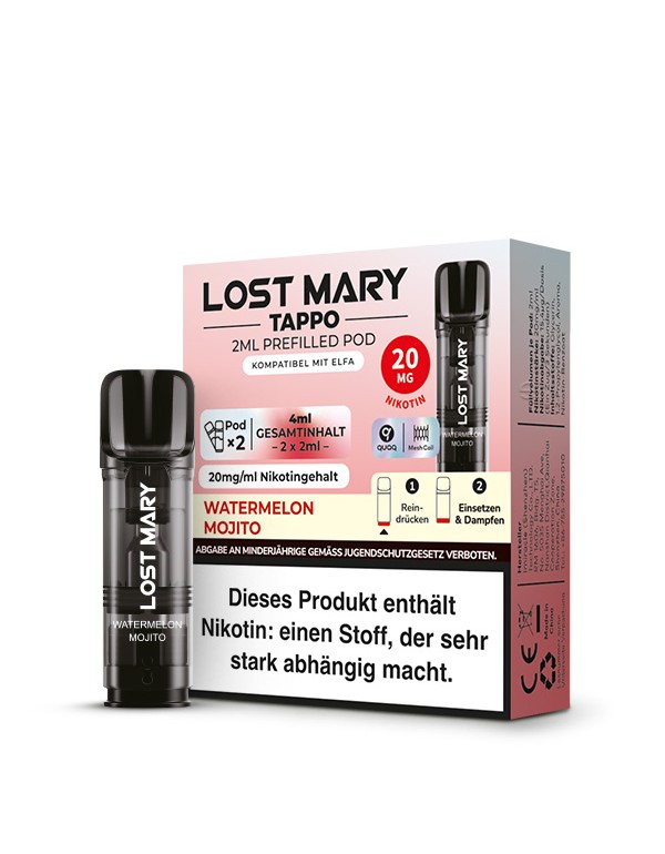 Lost Mary TAPPO Pods Watermelon Mojito 20mg/ml