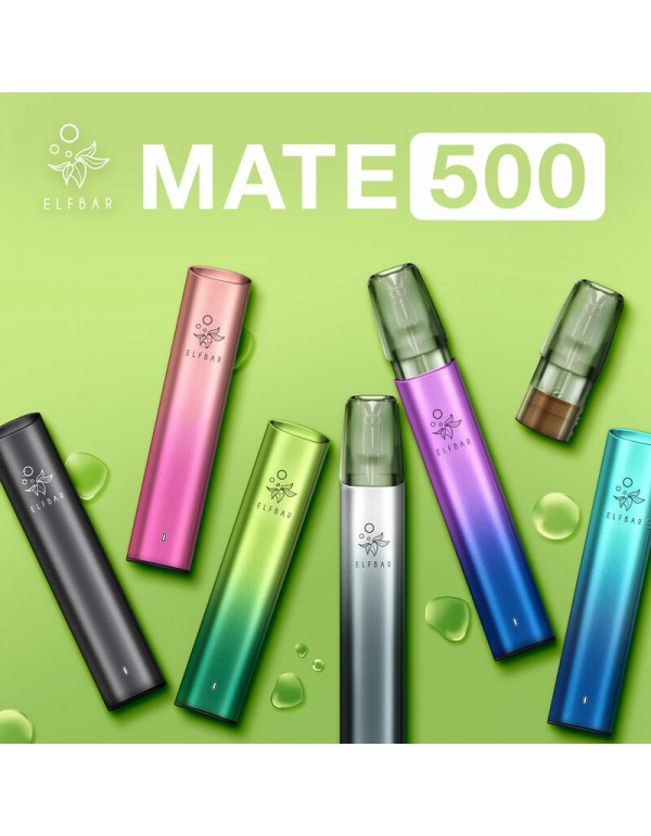 Elfbar Mate 500 AKKU Basisgerät Aurora Green