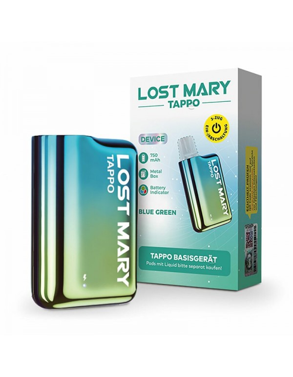 Lost Mary TAPPO Basisgerät Akku Blau Grün (Blue ...