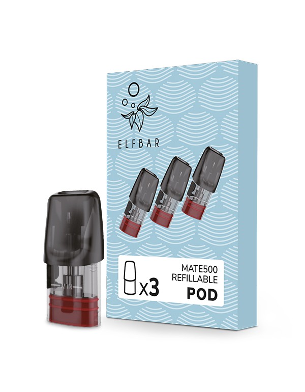 Elfbar MATE500 Refillable Pod 3 x - Nachfüllbare ...