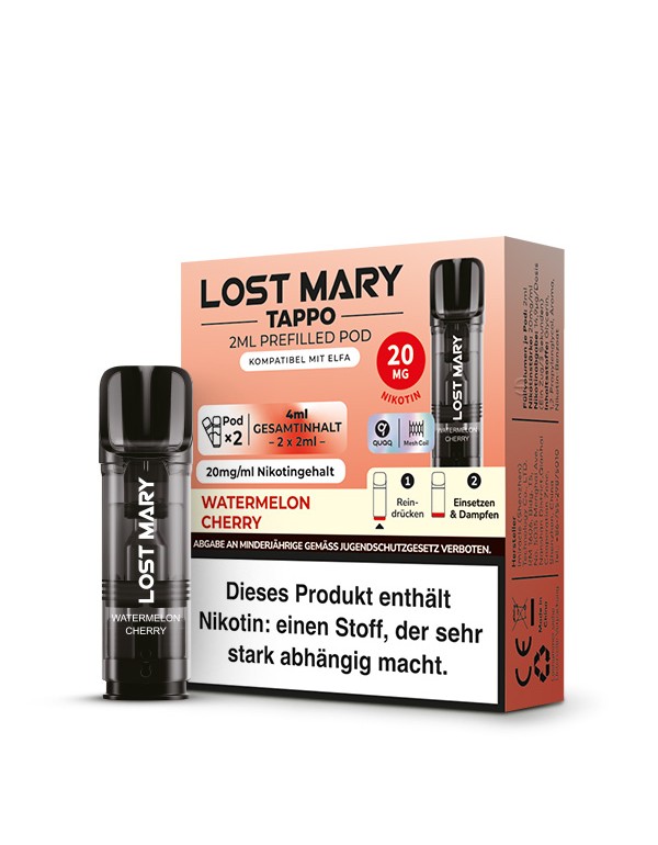 Lost Mary TAPPO Pods Watermelon Cherry 20mg/ml