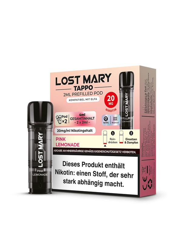 Lost Mary TAPPO Pods Pink Lemonade 20mg/ml