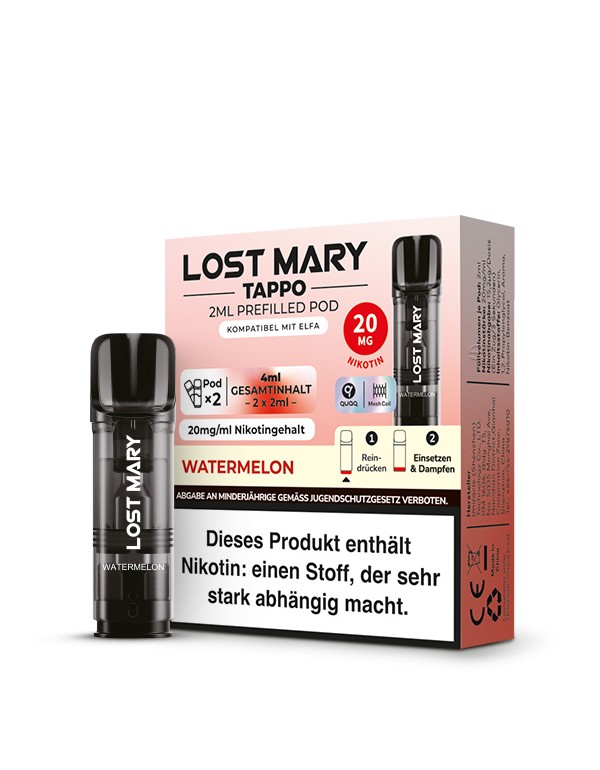 Lost Mary TAPPO Pods Watermelon 20mg/ml