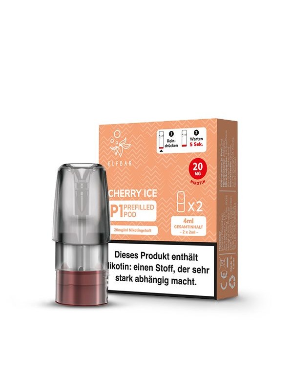 Elfbar Mate500 Pods Cherry Ice 20mg/ml 2 Stück