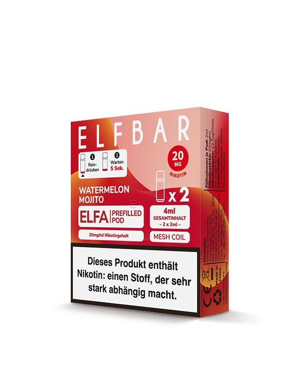 Elfbar ELFA Pods Watermelon Mojito 20mg/ml 2 Stück