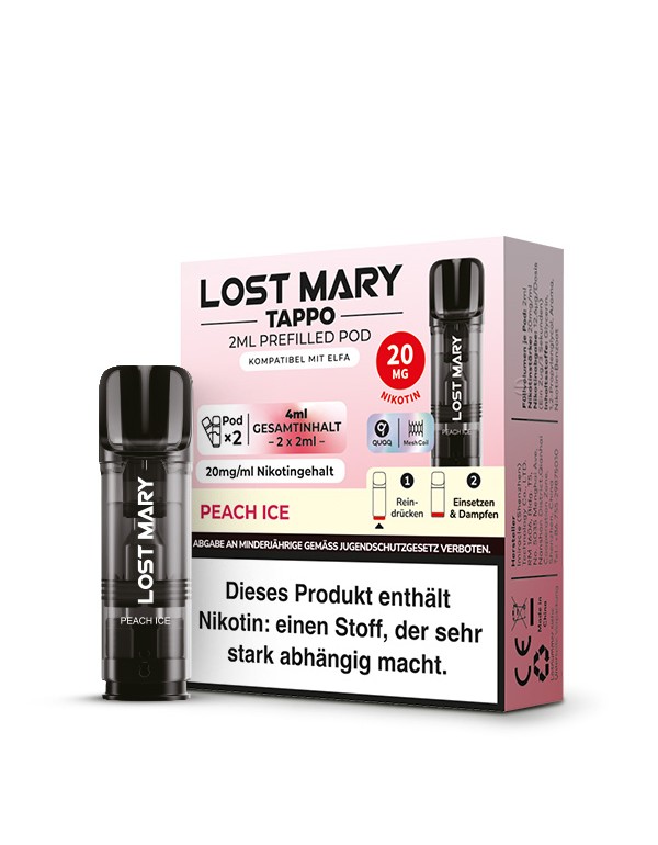 Lost Mary TAPPO Pods Peach Ice 20mg/ml