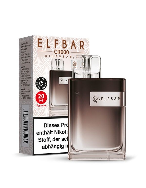 ELFBAR Crystal CR600 Classic Ice Coffee Einweg E Zigarette 20mg/ml