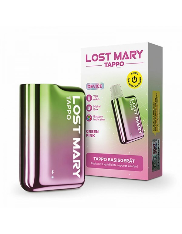 Lost Mary TAPPO Basisgerät Akku Green Pink