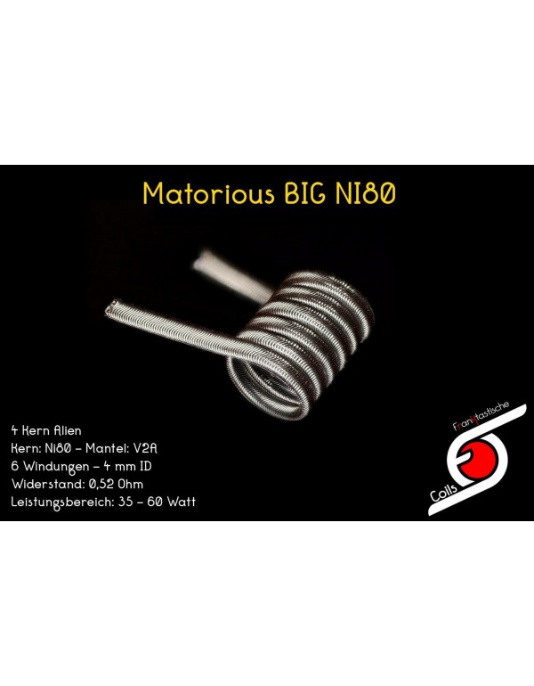 MATO Coil | Franktastische Coils Matorious BIG NI8...