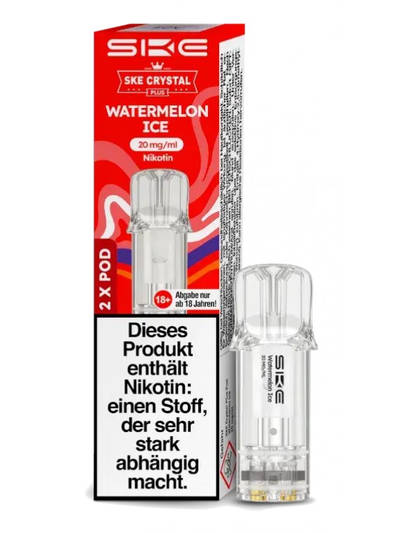 SKE CRYSTAL PLUS Watermelon ICE 20mg/ml 2 Stück