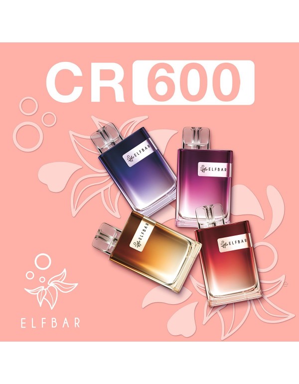 ELFBAR Crystal CR600 Grape Einweg E Zigarette 20mg/ml