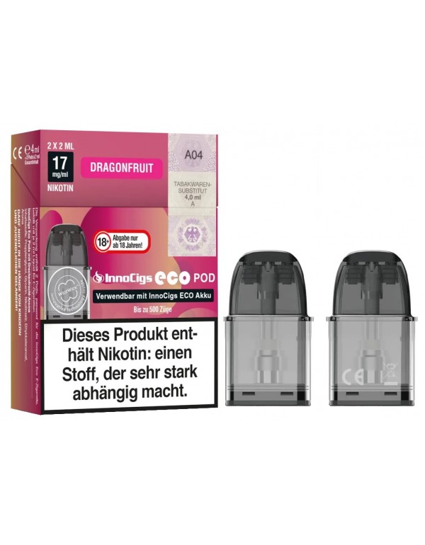 INNOCIGS ECO Pods Dragonfruit 17mg/ml 2 Stück