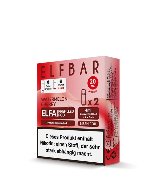 Elfbar ELFA Pods Watermelon Cherry 20mg/ml 2 Stück