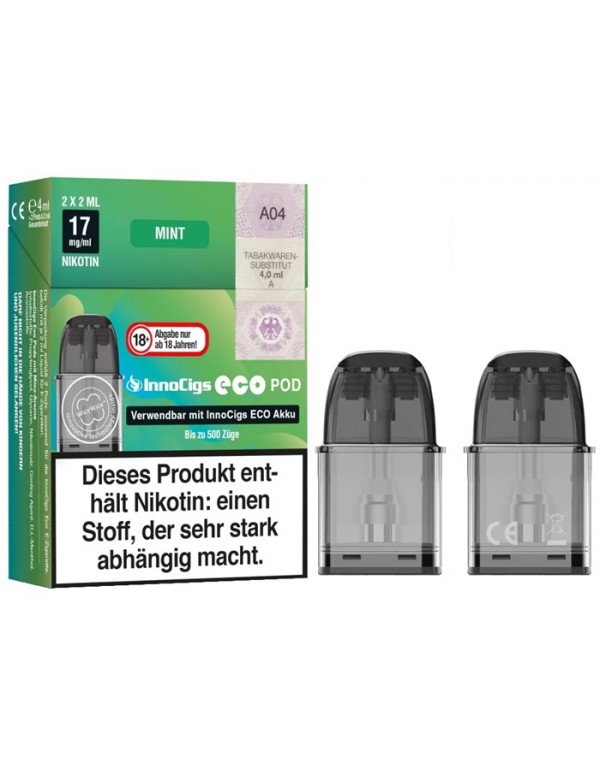 INNOCIGS ECO Pods Mint 17mg/ml 2 Stück