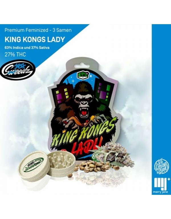 187 Sweedz Cannabis Samen LX King Kongs Lady 3 St...